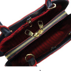 Louis Vuitton Montaigne BB Marine Rouge Navy Monogram Empreinte 2-Way Shoulder — view 5