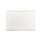 Hermes Card Case Coin Calvi Duo Nata White Silver Hardware