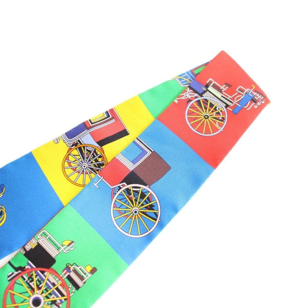 Hermes Twilly Exquisite Carriage Silk Scarf — view 5