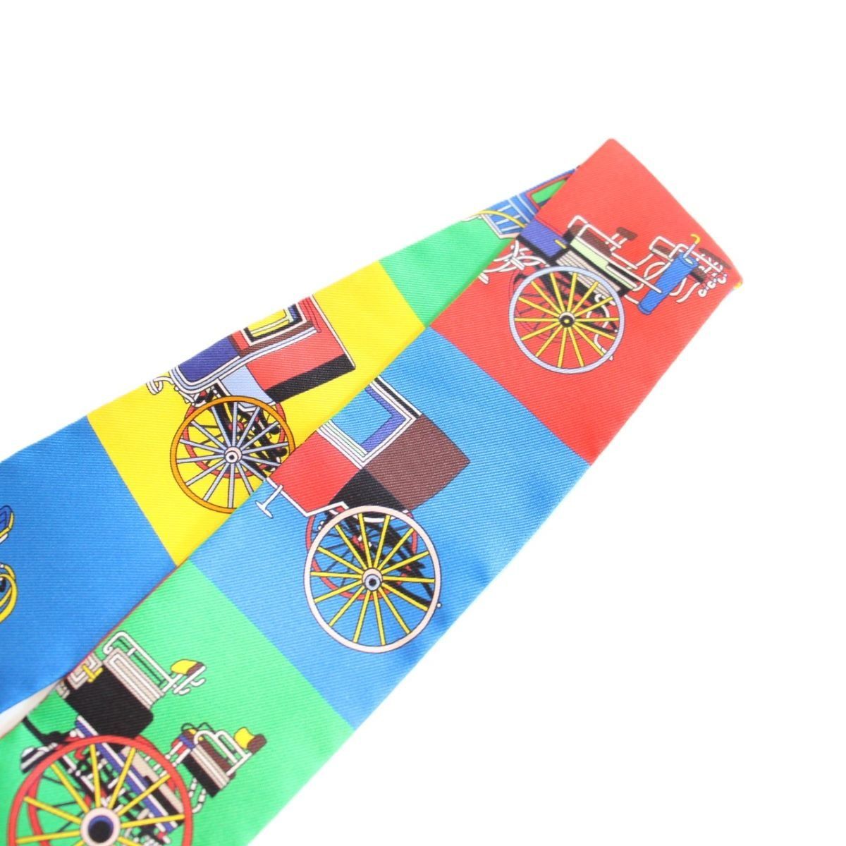 Hermes Twilly Exquisite Carriage Silk Scarf — view 5