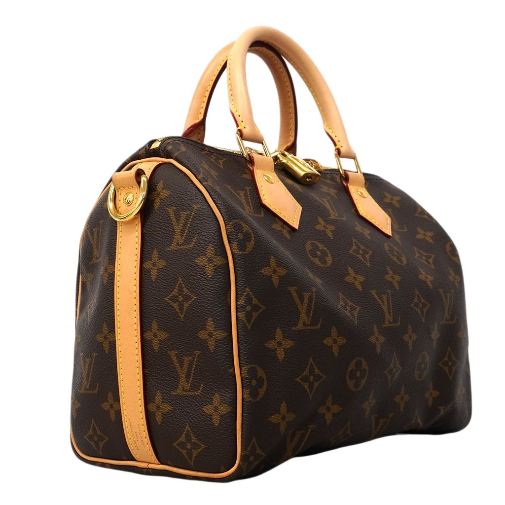 Louis Vuitton Handbag Monogram Speedy Bandouliere 25 Brown 2-Way — view 2
