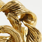 Chanel Round Coco Mark Vintage Gold Plated 2239 9.7 g Earrings — view 7