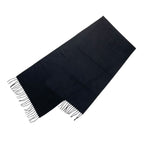 Louis Vuitton Scarf Cashmere Black LV Logo — view 2