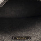 Hermes Evelynda Brown Felt Canvas Dark — view 9