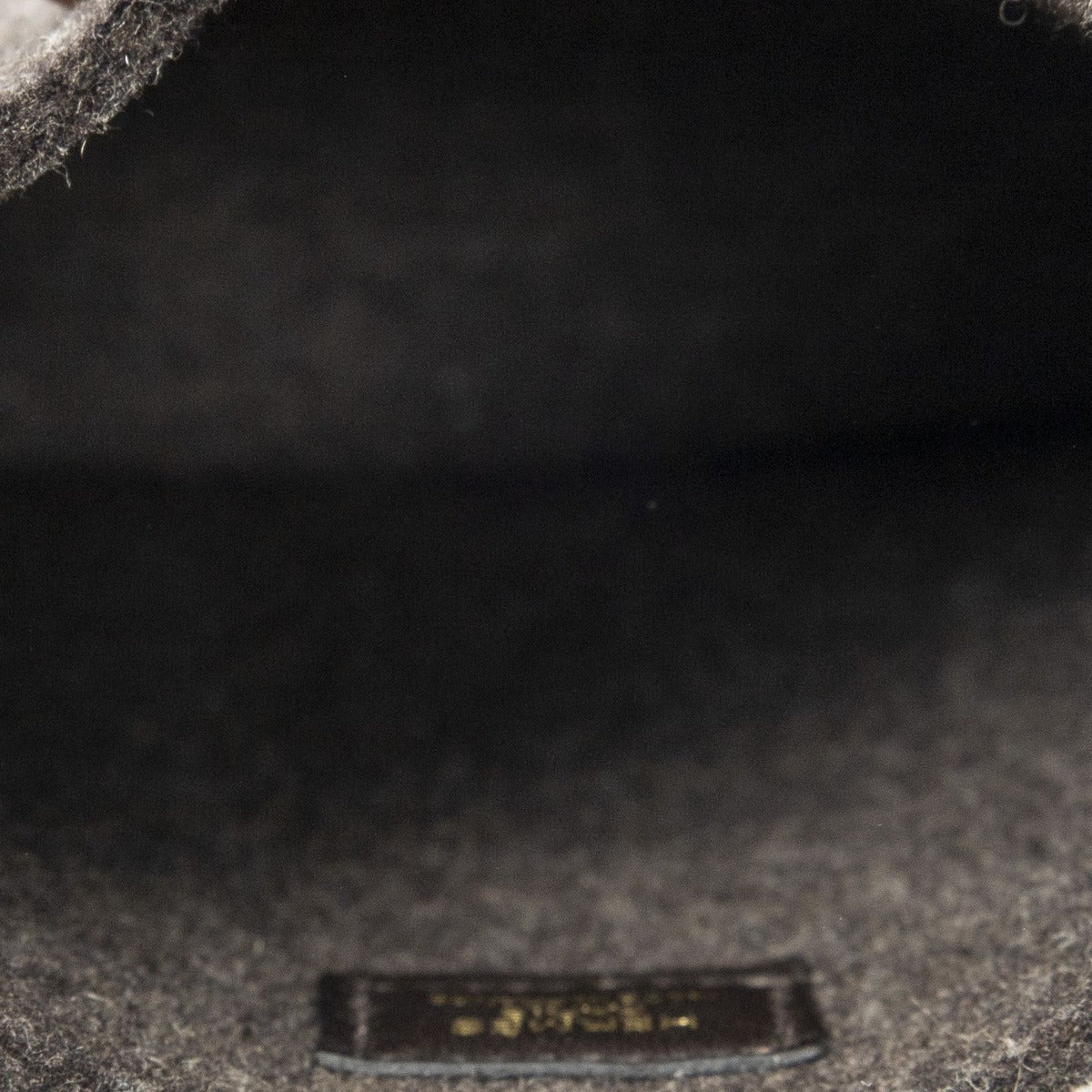 Hermes Evelynda Brown Felt Canvas Dark — view 9