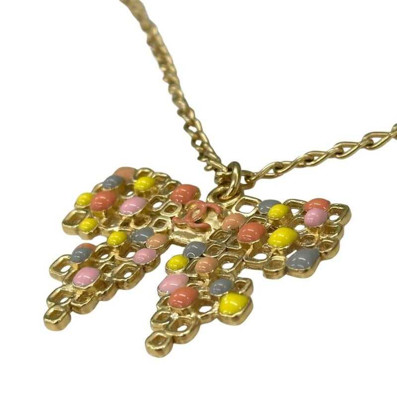 Chanel Ribbon Motif Necklace — view 2