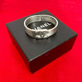 Chanel Vintage Coco Mark Logo Metal Bangle Bracelet 96P