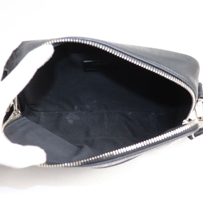 Christian Dior Safari Messenger Bag Shoulder Oblique Black 1 Vpi h03 — view 3