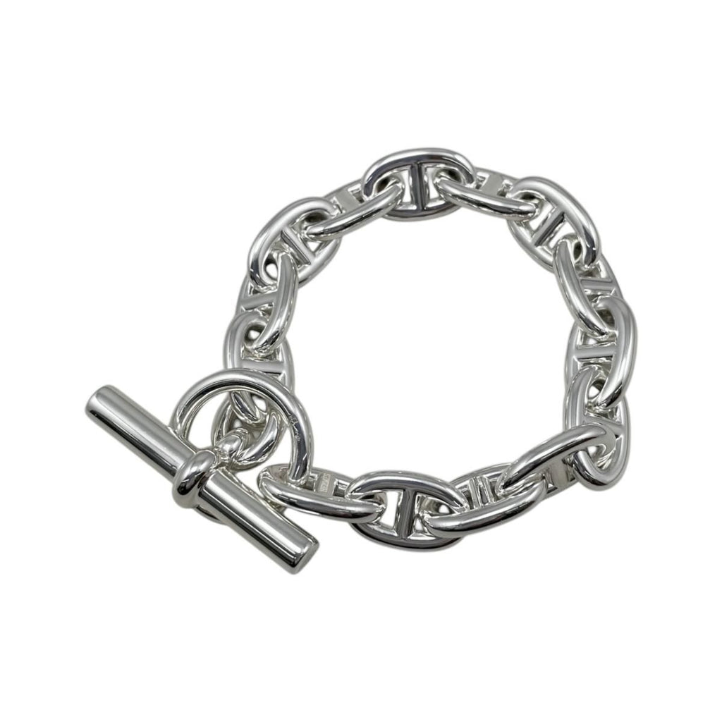Hermes Bracelet Chaine D'ancre MM 014 14 Links Silver