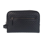 Gucci Micro Guccissima Black Leather Clutch