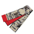 Louis Vuitton Bandeau Trunk Scarf Silk Beige Red