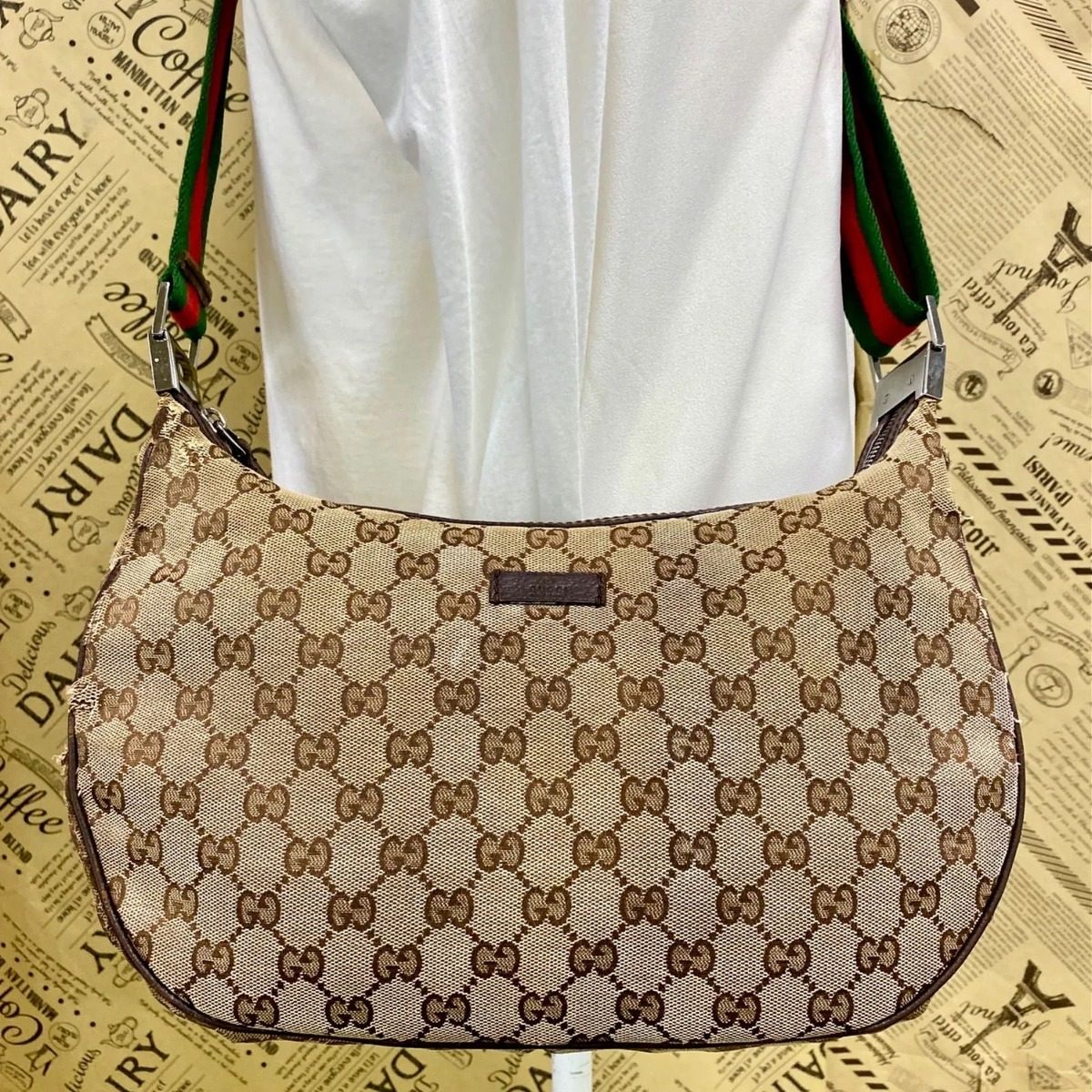 Gucci Shoulder Bag Sherry GG Canvas Crossbody Travel Business — view 2