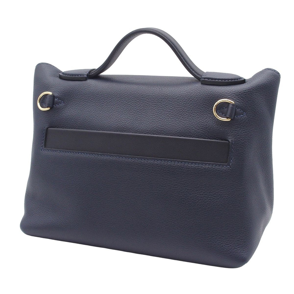 Hermes Sac Vanquatre Mini 24/24 Blue Nuit Black France Evercolor Swift 2-Way — view 2