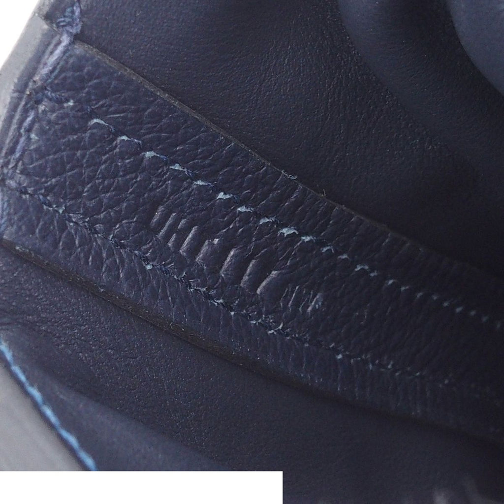 Hermes Sac Vanquatre Mini 24/24 Blue Nuit Black France Evercolor Swift 2-Way — view 7