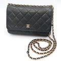 Chanel Quilted Caviar Leather Chain Shoulder Bag