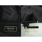 Prada Tessuto Shoulder Bag Pochette Nylon Black — view 9