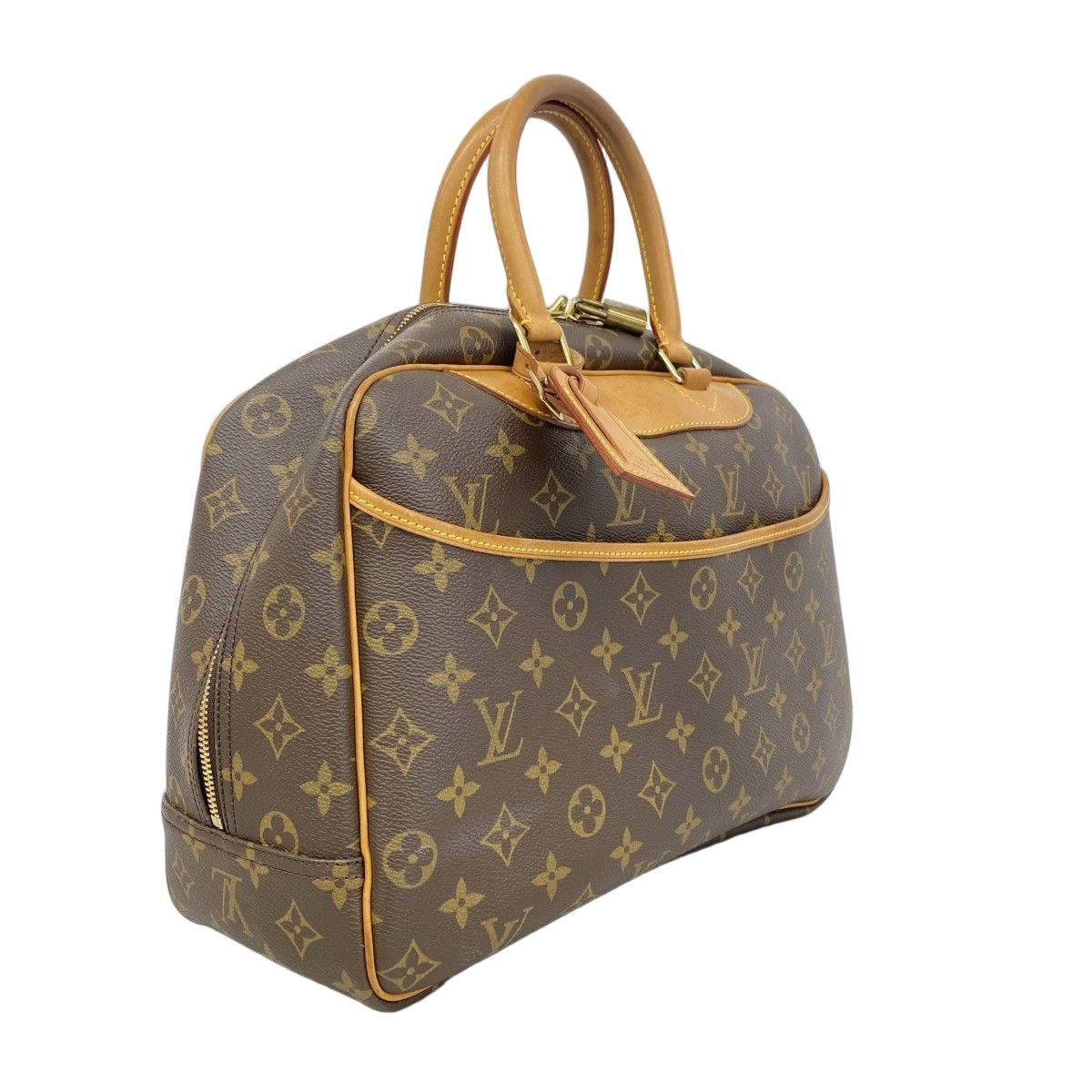 Louis Vuitton Handbag Monogram Deauville Brown — view 2