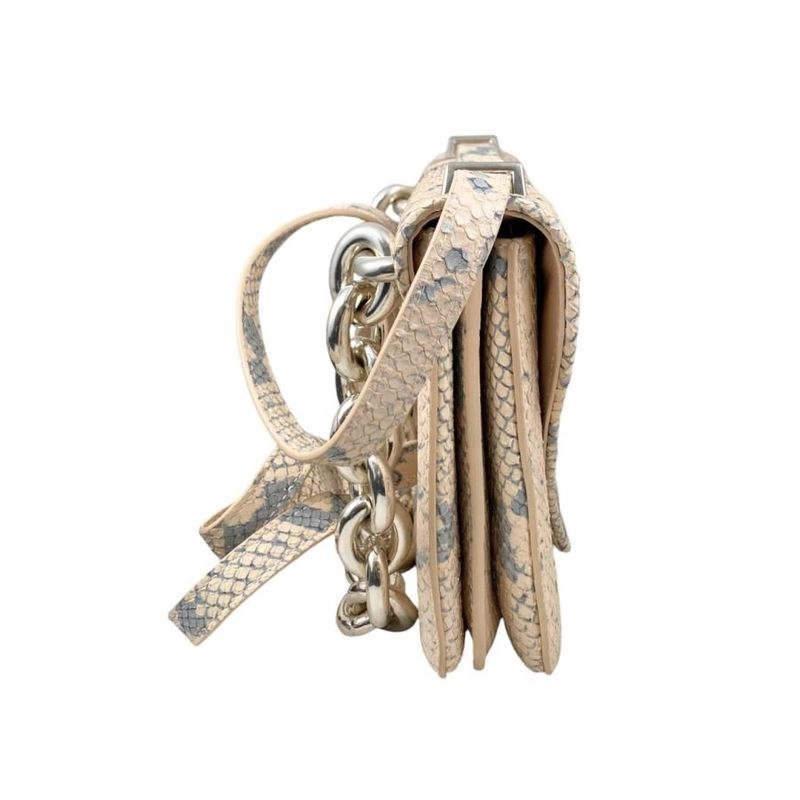 Bottega Veneta Shoulder Bag Mount Small Envelope V10 R0 Chain Python — view 4