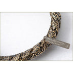 Bottega Veneta Bracelet Bangle Intrecciato Calf Oro Black — view 2
