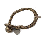 Bottega Veneta Bracelet Bangle Intrecciato Calf Oro Black