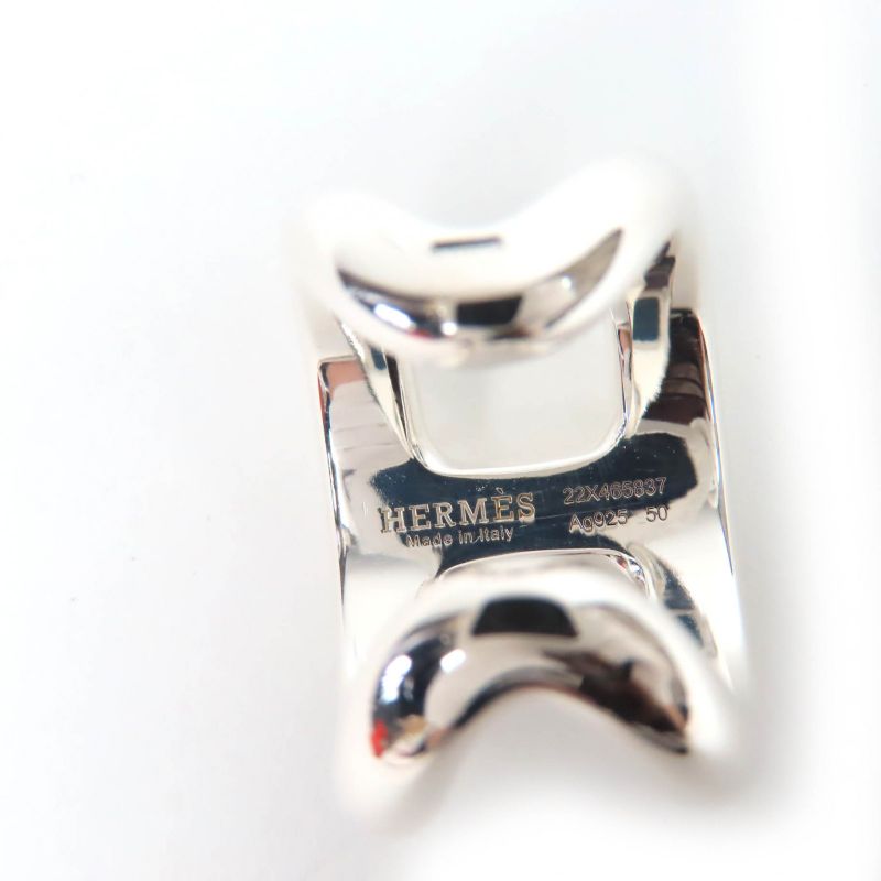 Hermes Osmose GM Ring AG 925 Silver 50 Size 10 — view 7