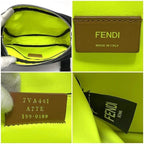 Fendi Shoulder Bag Black Neon Green — view 8