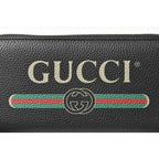 Gucci Wallet Long Vintage Logo Print Black — view 3