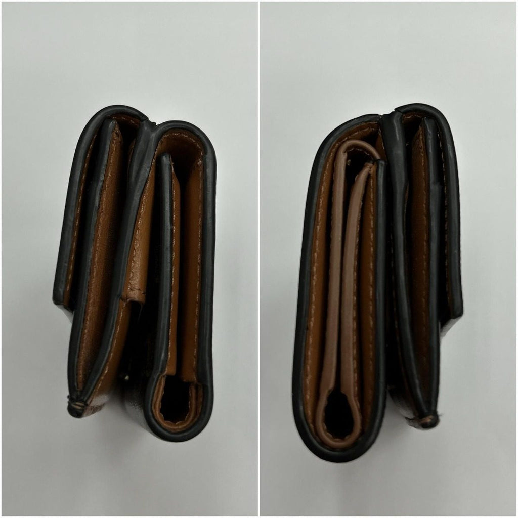 Celine Trifold Wallet Triomphe Brown — view 4