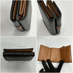Celine Trifold Wallet Triomphe Brown — view 6