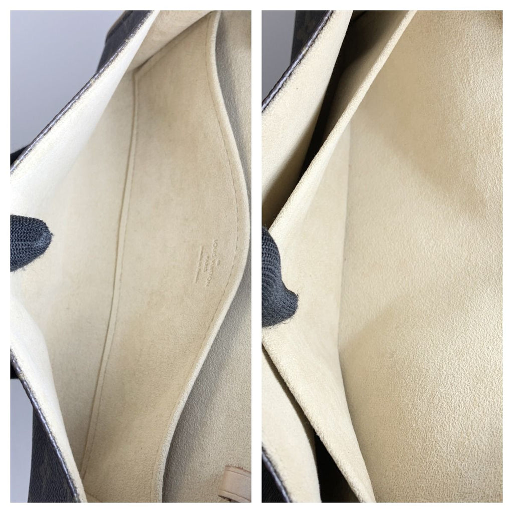 Louis Vuitton Monogram Pochette Twin GM Shoulder Bag Brown — view 9