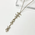 Chanel Necklace Coco Mark Choker Pearl Rhinestone Heart