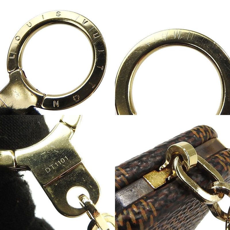 Louis Vuitton Key Holder Ring Light Astropyr Damier Ebene — view 3
