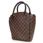 Louis Vuitton Handbag Sariasau Damier Ebene Brown Gold Hardware — view 2