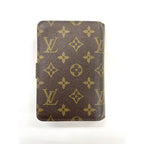 Louis Vuitton Monogram Porte Papier Zip Snap Closure Fold Wallet Brown — view 2