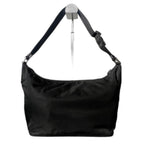 Prada Nylon Shoulder Bag Triangle Logo Black — view 2