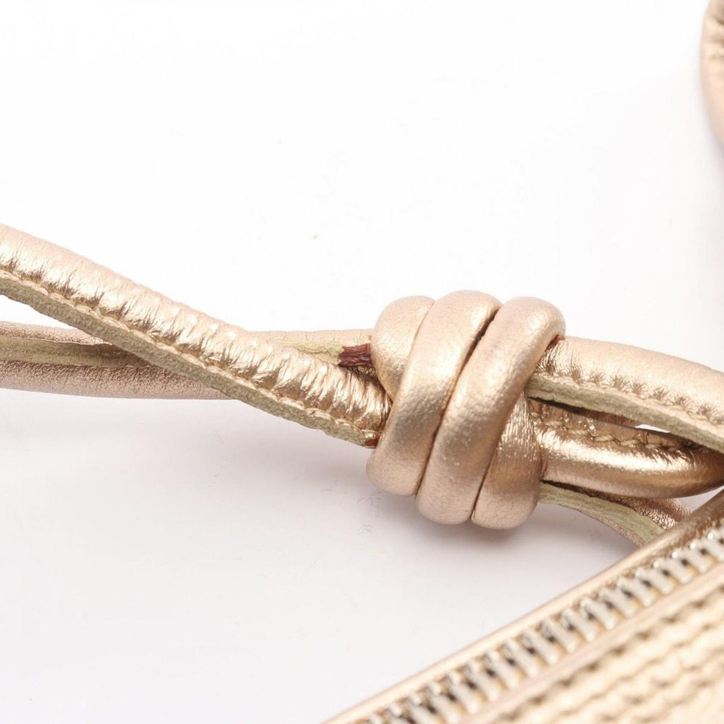 Loewe Handbag Anagram Gold Leather Hand — view 8