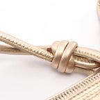 Loewe Handbag Anagram Gold Leather Hand — view 8