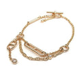 Hermes Bracelet Chaine D'ancre Chaos Diamond ST 750 PG 18K Manufactured