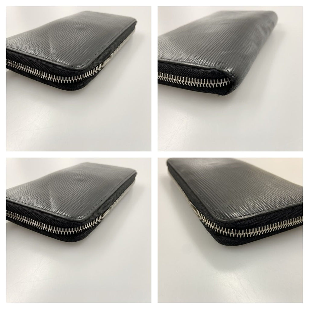 Louis Vuitton Epi Zippy Wallet Round Zipper Long Black — view 6