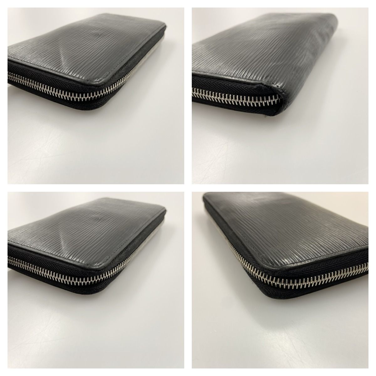 Louis Vuitton Epi Zippy Wallet Round Zipper Long Black — view 6