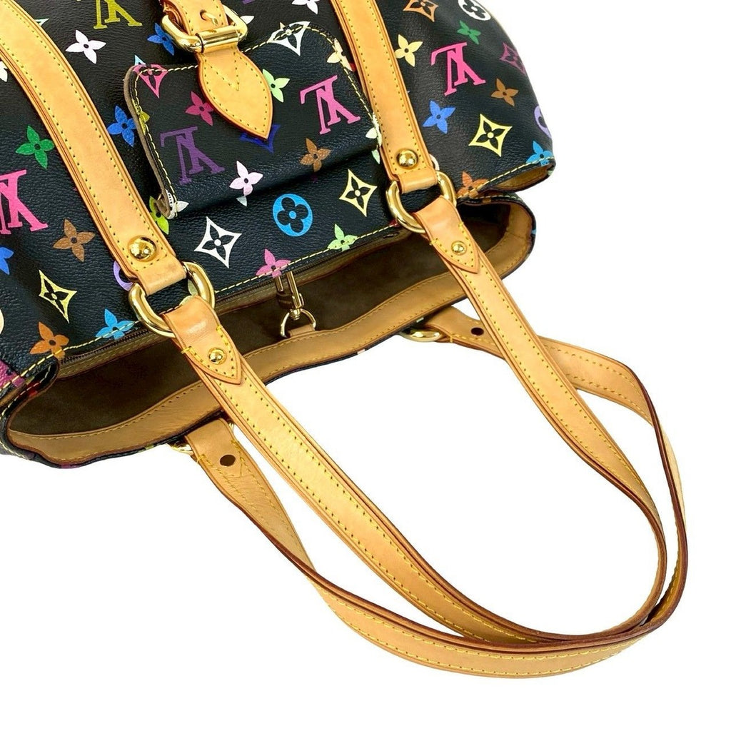 Louis Vuitton Aurelia MM Monogram Multicolor Leather Tote Shoulder Bag — view 4