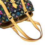 Louis Vuitton Aurelia MM Monogram Multicolor Leather Tote Shoulder Bag — view 4