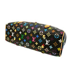 Louis Vuitton Aurelia MM Monogram Multicolor Leather Tote Shoulder Bag — view 8