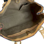 Louis Vuitton Aurelia MM Monogram Multicolor Leather Tote Shoulder Bag — view 9