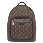 Louis Vuitton Backpack Josh NV Monogram Macassar Silver Brown