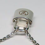 Louis Vuitton Pendant Silver Lockit AG 925 Padlock Necklace — view 5