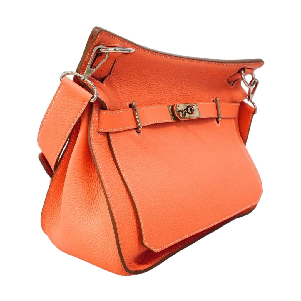 Hermes Shoulder Bag Gipsiere 34 Taurillon Clemence Vert Clair Silver — view 2