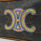 Celine Shoulder Bag Canvas Gold — view 4