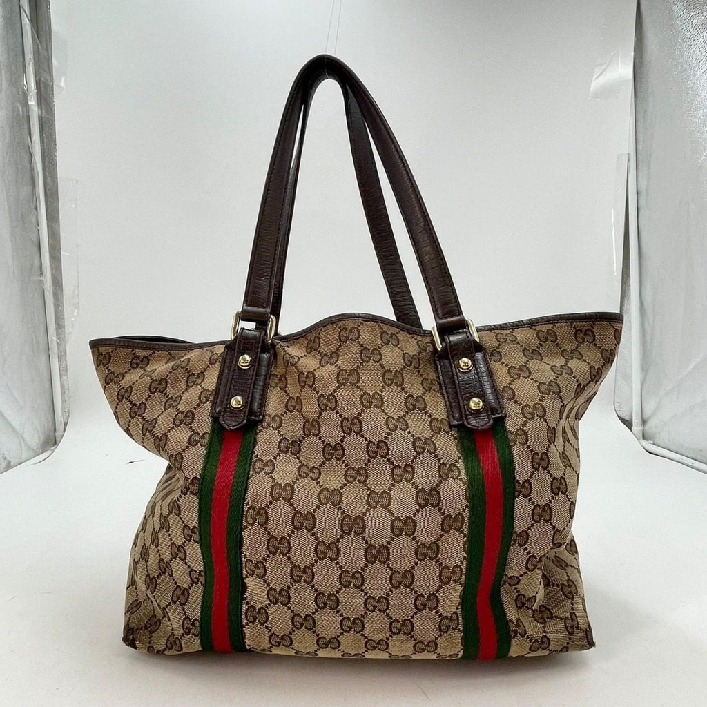 Gucci Tote GG Canvas Sherry Abbey Business Travel — view 2