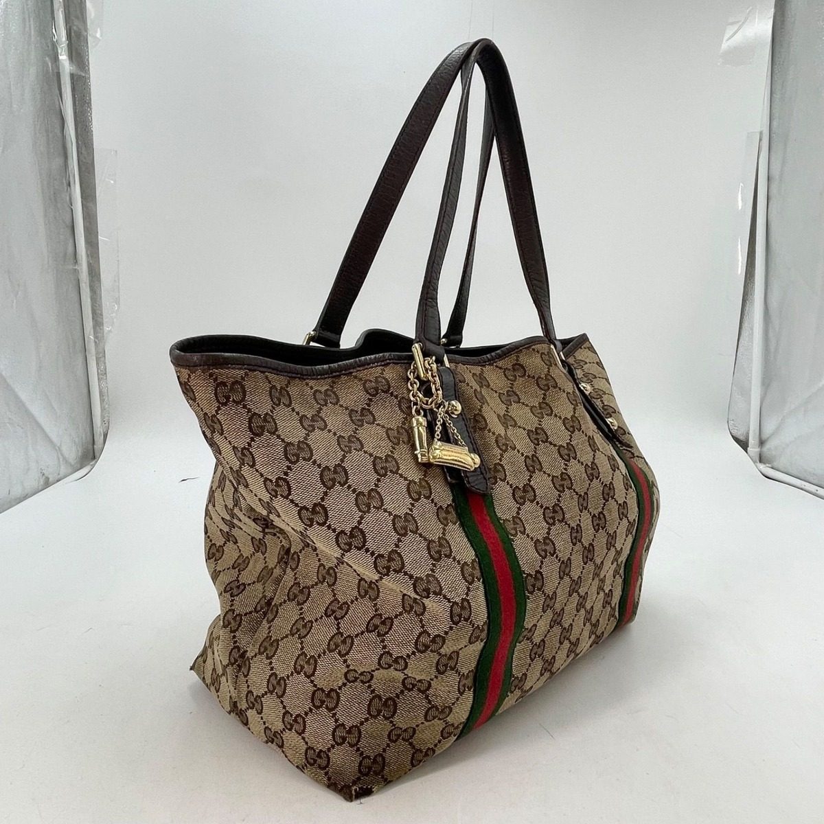 Gucci Tote GG Canvas Sherry Abbey Business Travel — view 3